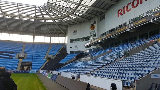 Le Ricoh Arena des WASPS à Coventry - décembre 2017