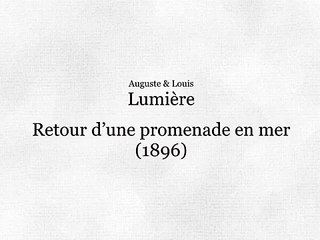 Retour d'une promenade en mer (1896)
