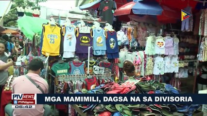 Mga mamimili, dagsa na sa Divisoria