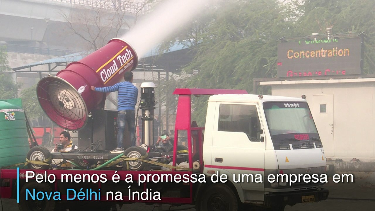 Água combate poluição na Índia