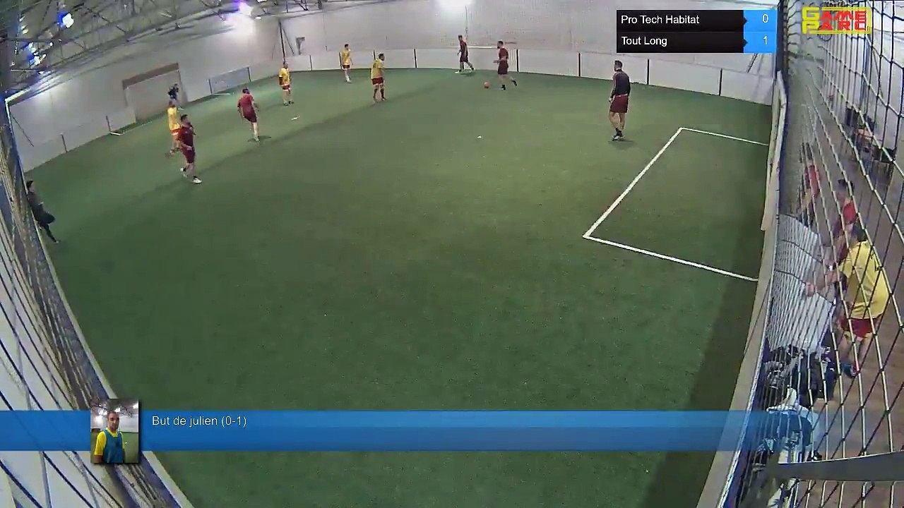 But de julien (0-1) - Pro Tech Habitat Vs Tout Long - 19/12/17 21:41 - LIGUE 2 - Poitiers Game Parc