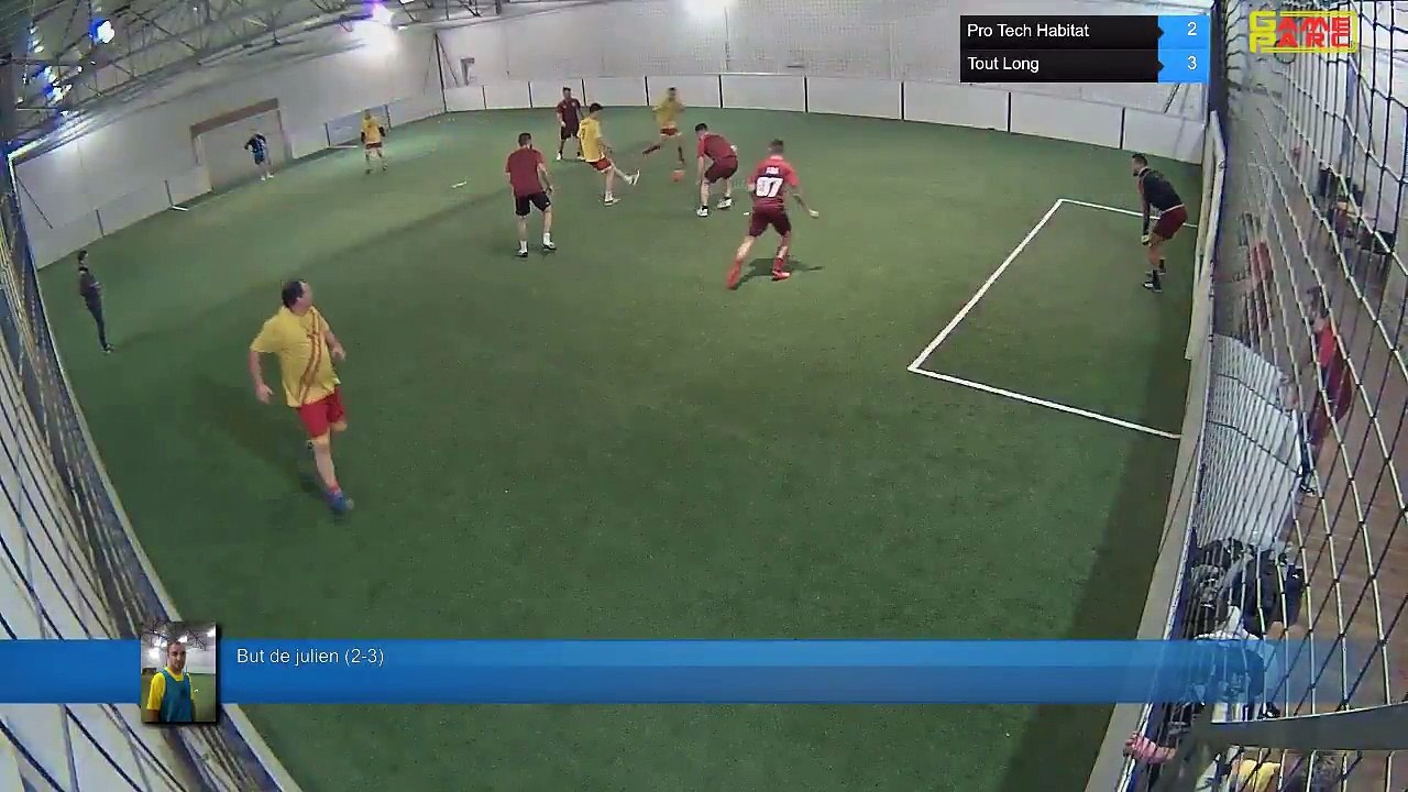 But de julien (2-3) - Pro Tech Habitat Vs Tout Long - 19/12/17 21:41 - LIGUE 2 - Poitiers Game Parc