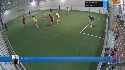 But de Julien (3-4) - Pro Tech Habitat Vs Tout Long - 19/12/17 21:41 - LIGUE 2 - Poitiers Game Parc