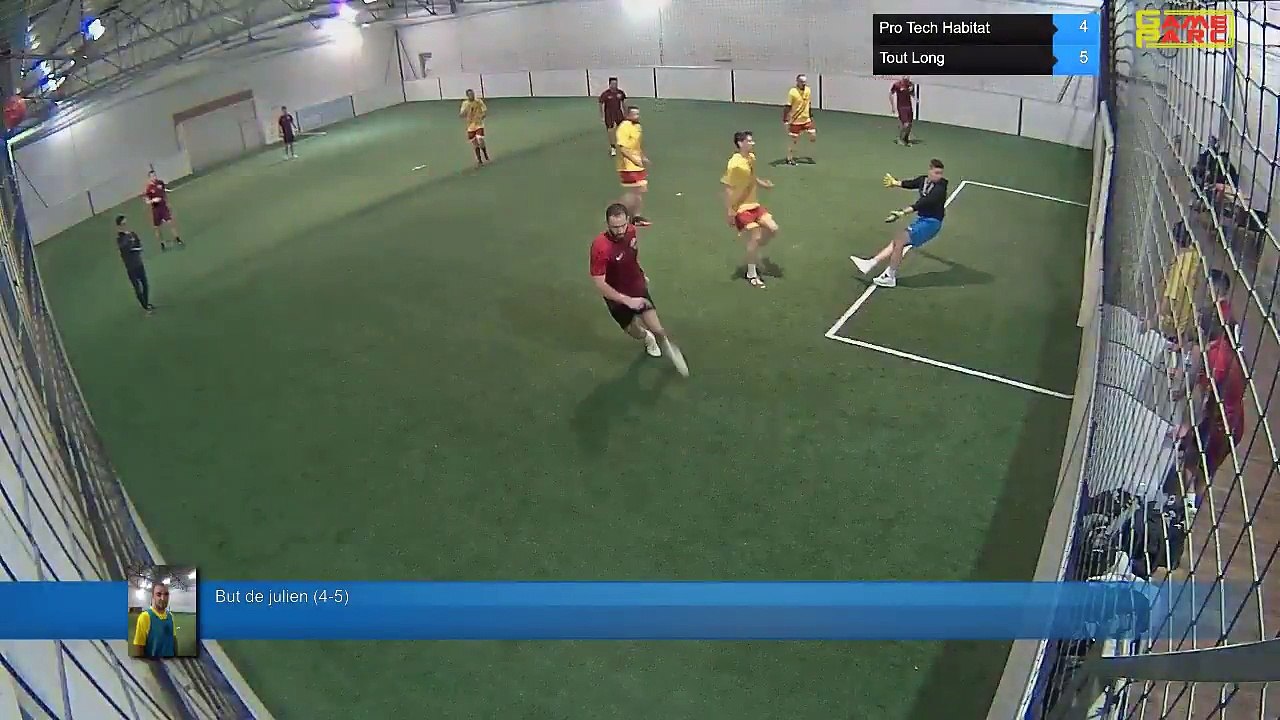 But de julien (4-5) - Pro Tech Habitat Vs Tout Long - 19/12/17 21:41 - LIGUE 2 - Poitiers Game Parc