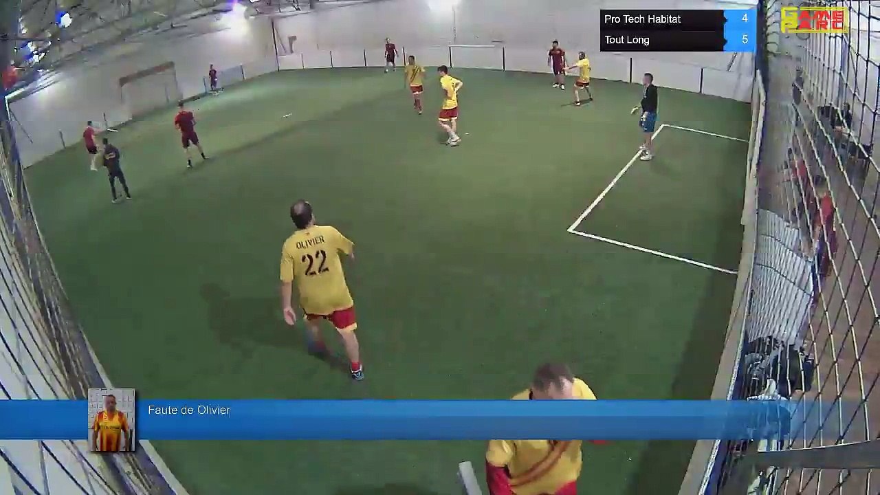 Faute de Olivier - Pro Tech Habitat Vs Tout Long - 19/12/17 21:41 - LIGUE 2 - Poitiers Game Parc
