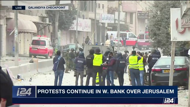 'Today marks two weeks since Trump's Jerusalem announcement and protests haven't stopped since then'