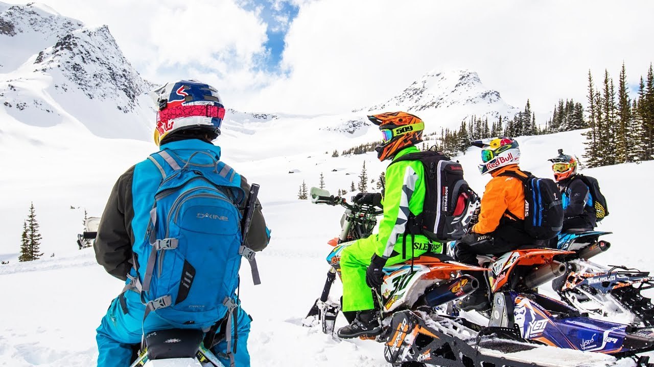 Snowbiking Unexplored Terrain in the Backcountry | Powder Hounds E3