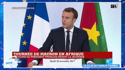 Les chants de Noël des politiques dans le 20.45 de Camille Combal