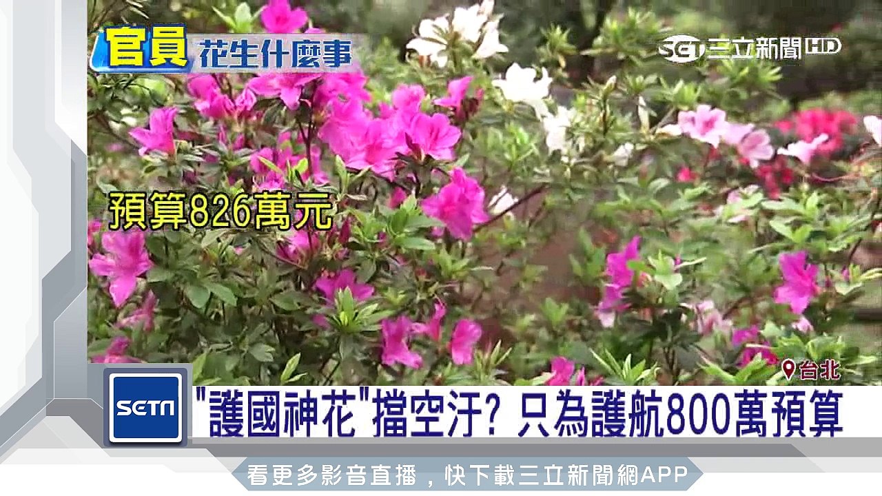 瞎！北市官員討預算　扯杜鵑花可吸收PM2.5│三立新聞台