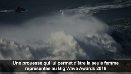 Surf: Justine Dupont, seule femme aux Big Wave Awards 2018