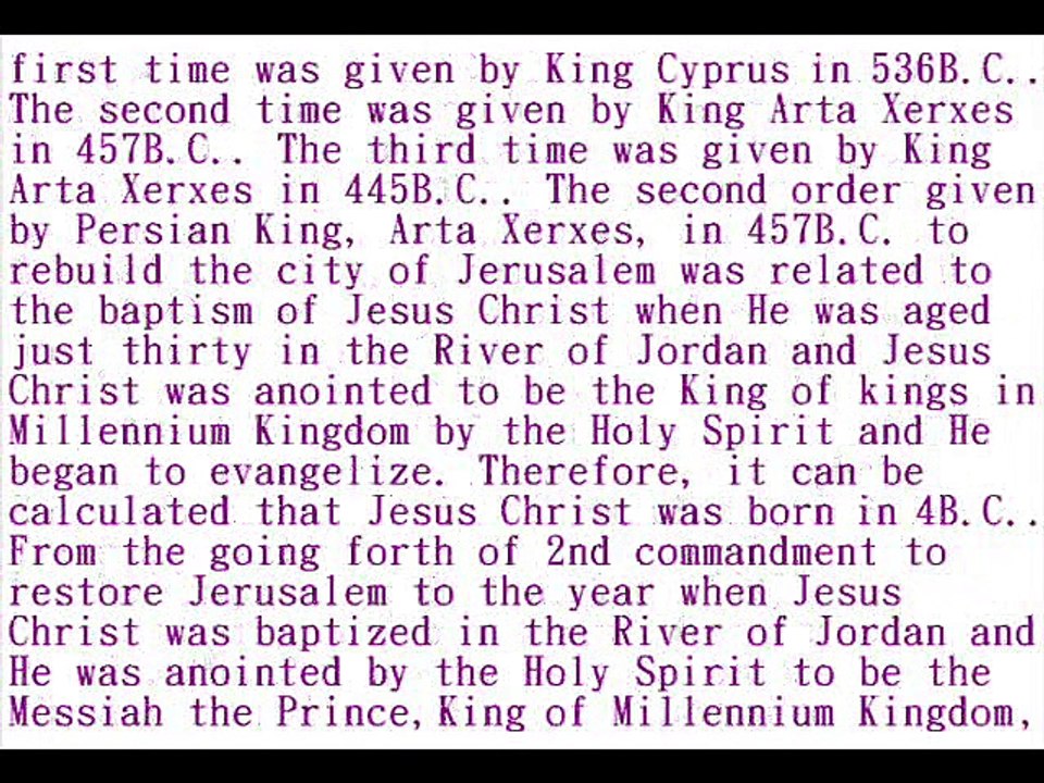 1.John Wong's University of Biblical Prophecy Science (Post Doctoral degree course): Prophecies of Daniel, Leviticus & Revelation http://wck.orgfree.com/holybible