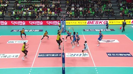 선두 삼성화재, OK저축은행 완파 / YTN