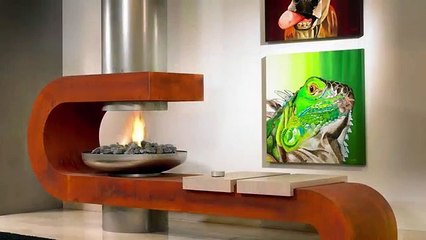 Modern fireplaces ideas - Stylish interior details - YouTube