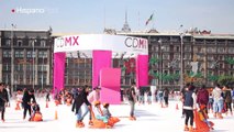 Pista de hielo en Ciudad de México, la única con certificado ambiental