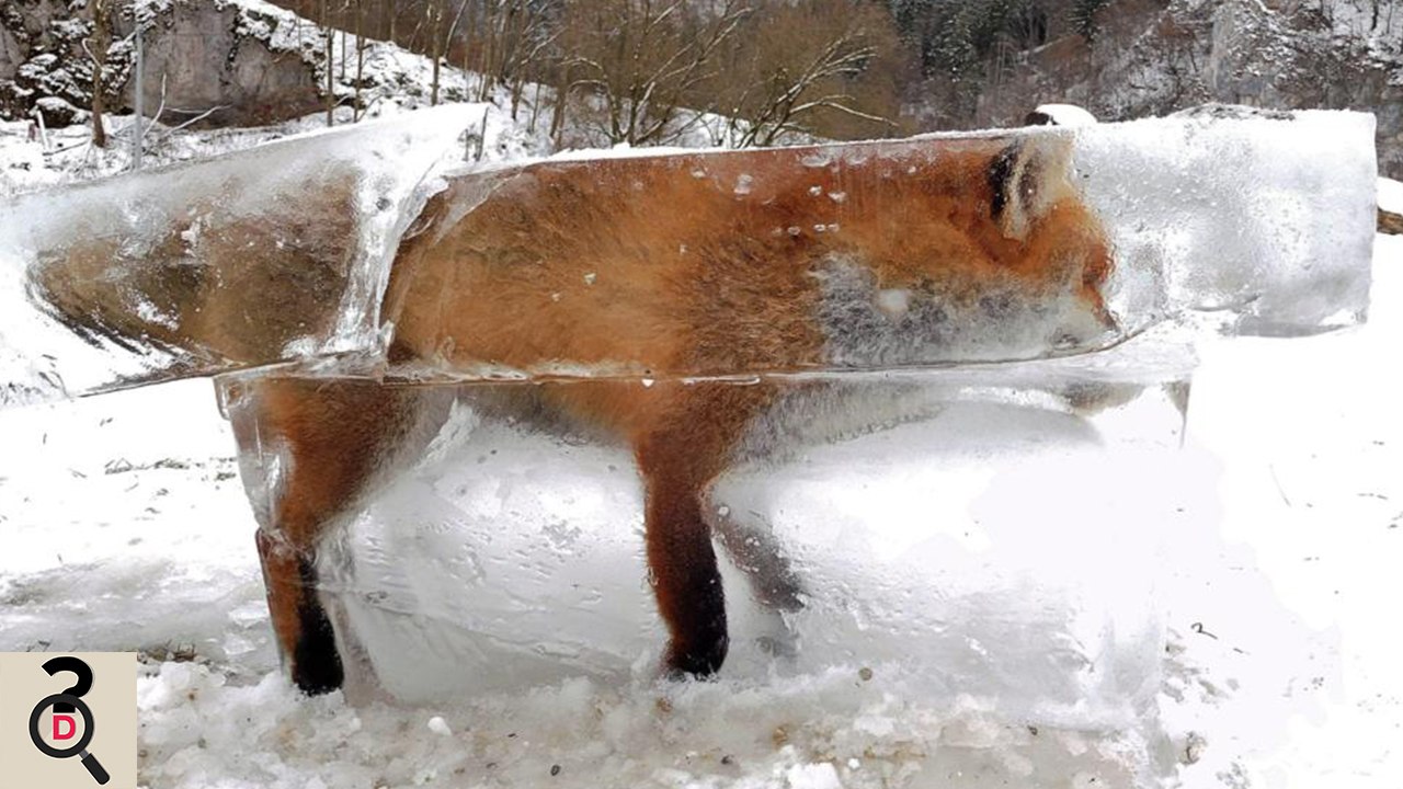 10 Cazuri Cu Animale Care Au Fost Prinse In Gheata