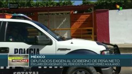 México: diputados exigen esclarecer asesinato de Gumaro Pérez