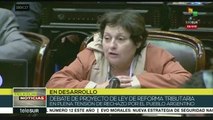 Cámara de Diputados de Argentina debate la reforma tributaria