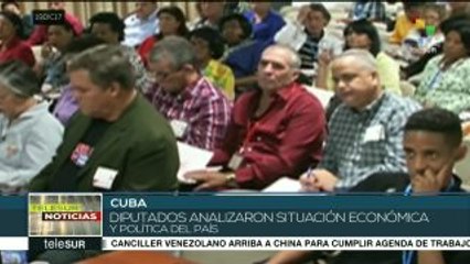 Diputados cubanos analizan la situación económica y política del país
