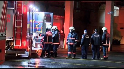 Çavuşbaşı İtfaiye İstasyonunda yangın