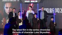 'Last Jedi' cast and crew in China for premiere