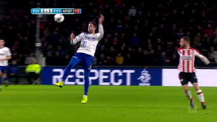 Luuk de Jong Goal HD  PSV Eindhoven 1-1 VVV-Venlo 20.12.2017