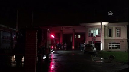 Çavuşbaşı İtfaiye İstasyonu'nda yangın - İSTANBUL