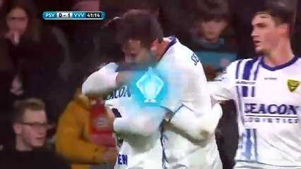 Moreno Rutten Goal HD PSV Eindhoven 0-1 VVV-Venlo 20.12.2017