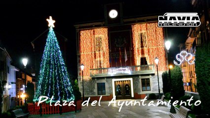 Iluminación navideña en Navia