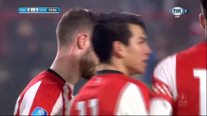 Hirving Lozano Goal - PSV 3-1 Venlo 20-12-2017