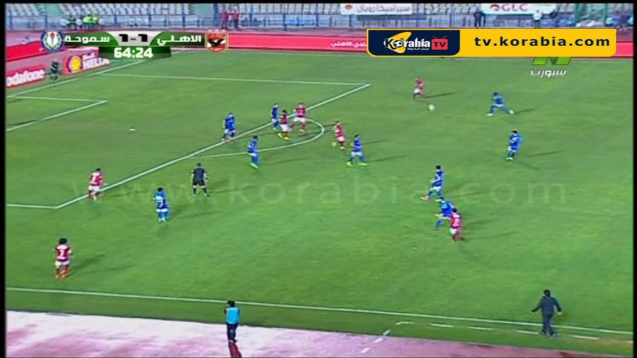 الهدف الثاني للاهلي في مرمى سموحه .. الدوري المصري