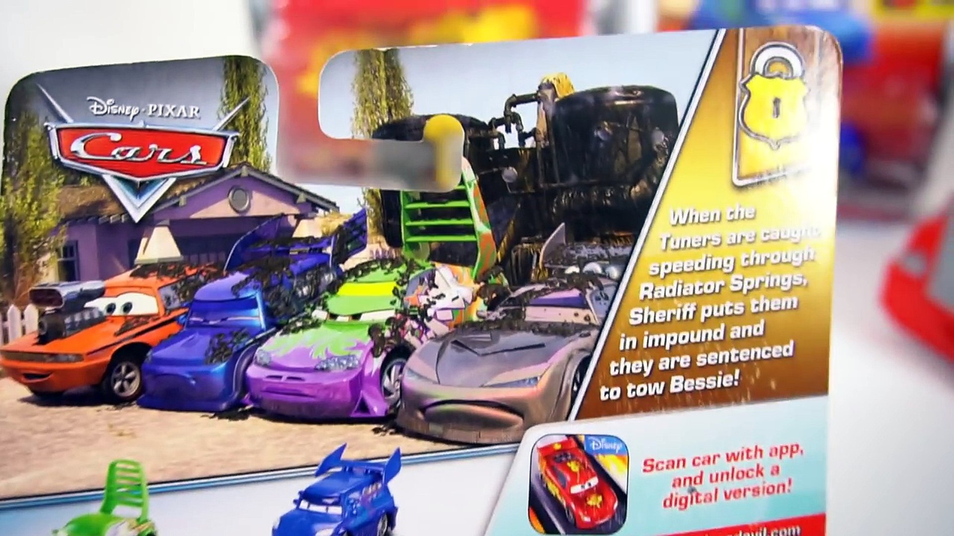 16 Disney Pixar Cars Sheriffs Impound Tuners Drift Boost Wingo Dj Snot Rod Bessie Cars Video Dailymotion