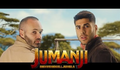 Iniesta et Asensio font la promo de Jumanji en meme temps que le Clasico