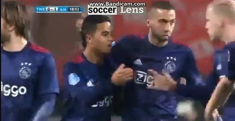Justin Kluivert Goal HD - Twente 0-1 Ajax 20.12.2017