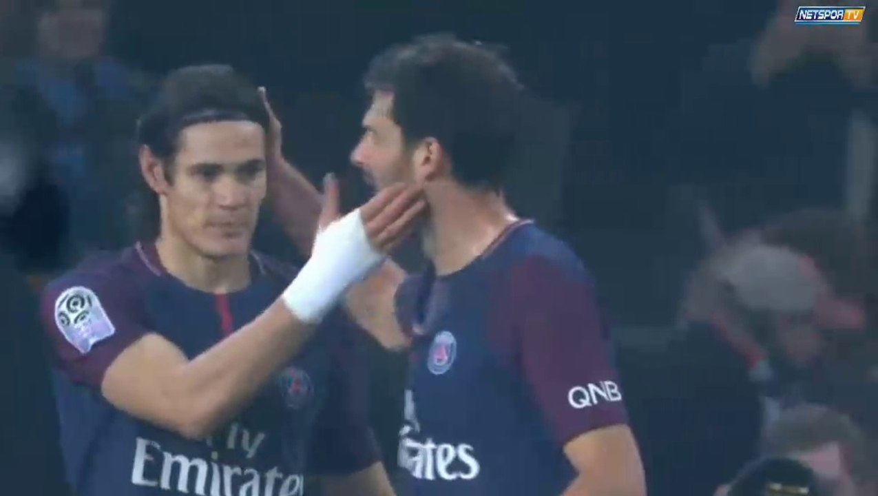 Edinson Cavani Super Goal - PSG 1-0 Caen 20-12-2017