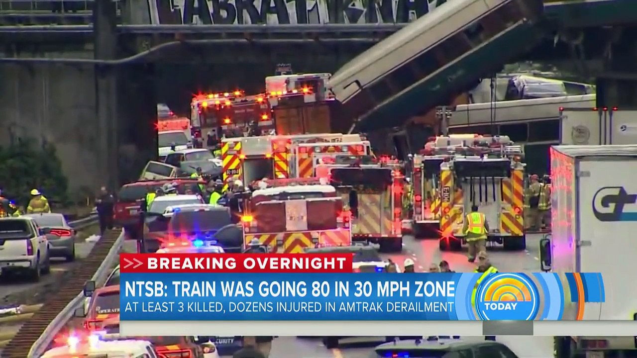 Deadly Amtrak Derailment: Train Was Going 80 In A 30 MPH Zone | TODAY