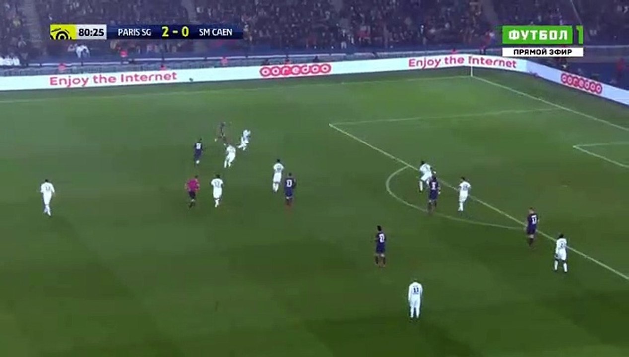 Yuri Berchiche Goal HD - Paris SG	3-0	Caen 20.12.2017
