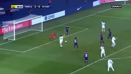 Santini  (Penalty) Goal HD - Paris SG	3-1	Caen 20.12.2017