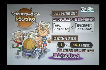 トランプ政権　分断の1年→世界中で孤立化へ
