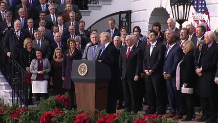 President Trump and Republican Lawmakers Celebrate Passage of Tax Reform  December 20th, 2017