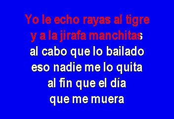 Los Originales De San Juan - Yo Le Echo Rayas Al Tigre  (Karaoke)