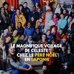 Le magnifique voyage  de Céleste  chez le Père Noël en Laponie
