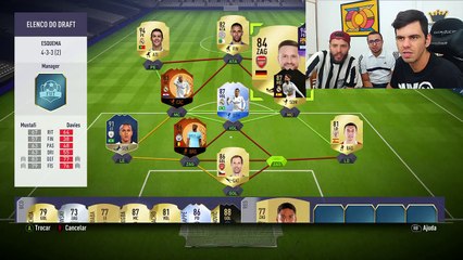 DRAFT COM A RAPAZIADA - FIFA 18 FUT DRAFT!!!