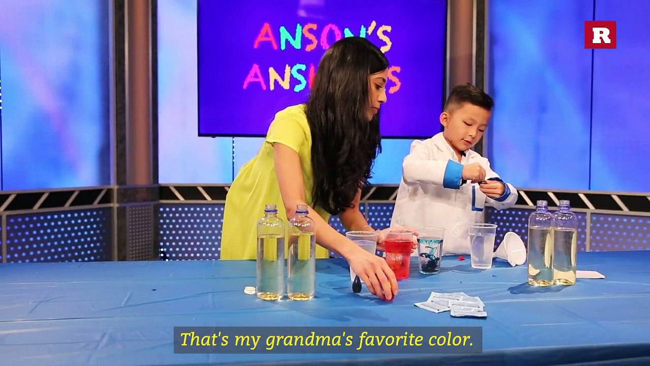 Anson Wong, boy genius, makes a liquid motion lamp | Anson's Answers