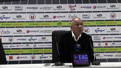 La réaction d'Antoine Kombouaré après EAG-ASSE (2-1)