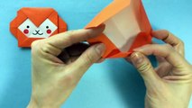 簡単な干支折り紙★おさる　Origami Monkey（カミキィ kamikey)-j9t_t_FPz3Y