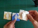 折り紙 1枚　鶴のポチ袋3 折り方（niceno1）Origami Crane（bird）envelope（Coin purse）tutorial-jsDwhUin-nY