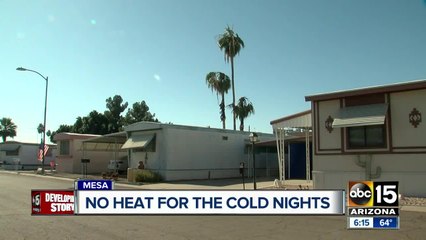 Seniors without heat, hot water in Mesa