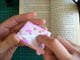 折り紙 クマのバスケット しおり 簡単な折り方（niceno1）Origami teddy bear in the basket bookmark-h0KxNRfhg_o
