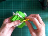 折り紙 クリスマスツリー 立体の折り方（niceno1）Origami Christmas tree 3D-lvOrUosisR4