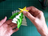 折り紙 クリスマスツリー 立体の簡単な折り方（niceno1）Origami Christmas tree 3D-VNMmRvF4kZU